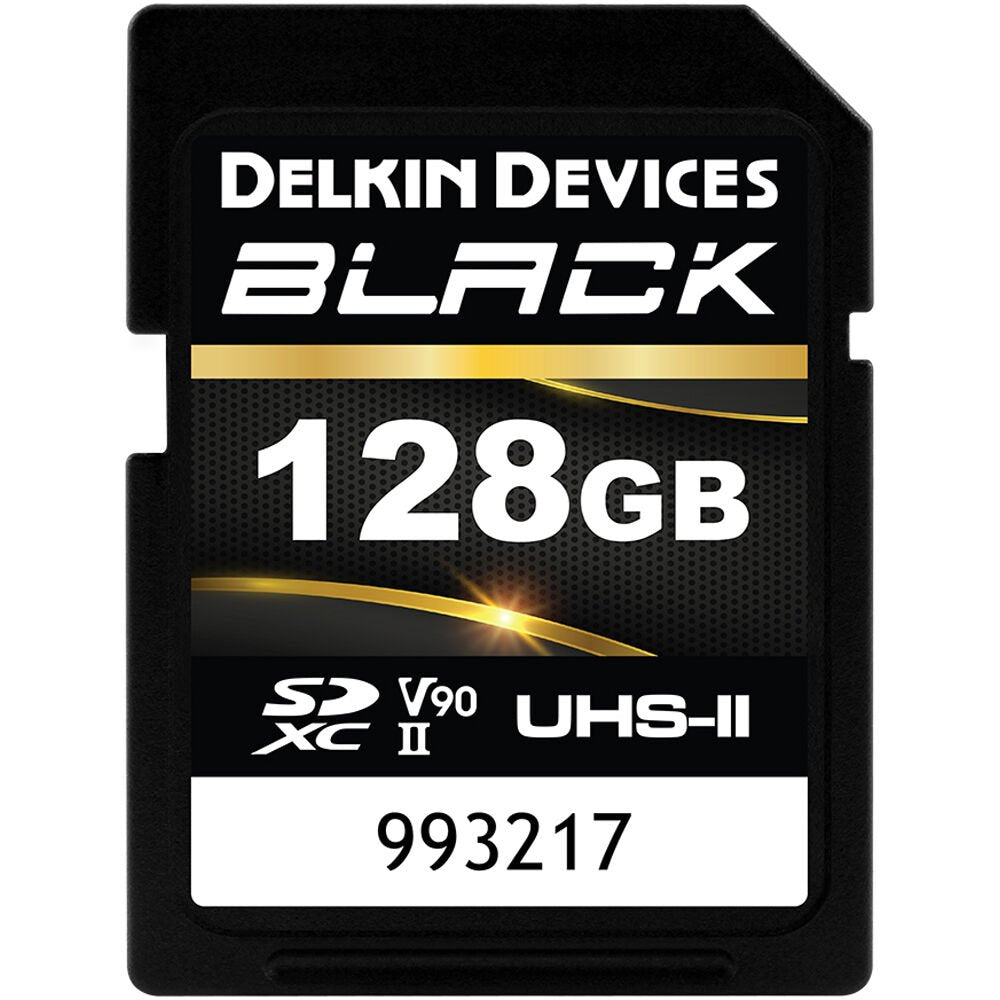 Delkin Devices 128GB BLACK UHS-II SDXC Memory Card - cambuy-lives Delkin Devices 128GB BLACK UHS-II SDXC Memory Card - cambuy-lives